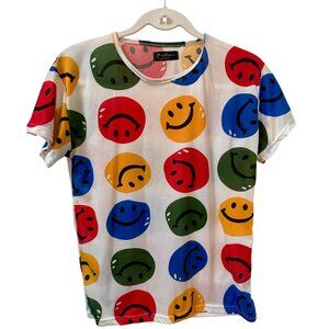 Pink Elegance Womens Smiley Top Size Meedium